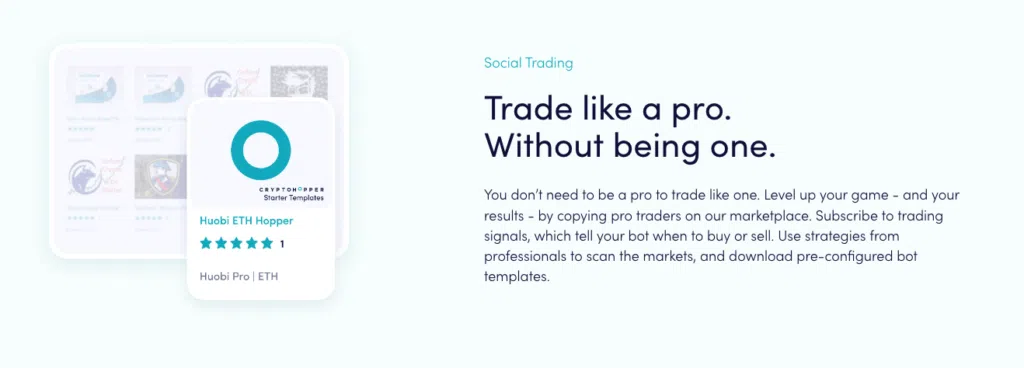 Trading bot simplifies the process.