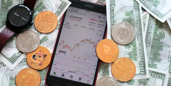 The crypto wallet stores your crypto holdings