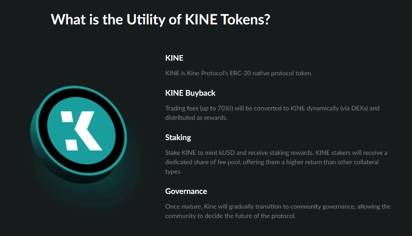Kine protocol review: KINE native token. 