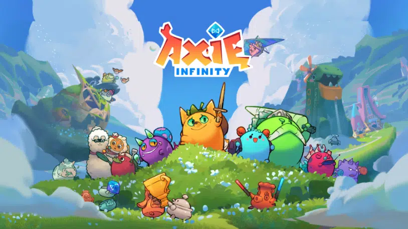 Axie infinity on mobile.