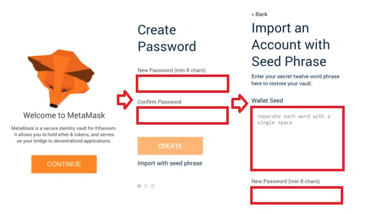 Setting a Metamask Wallet