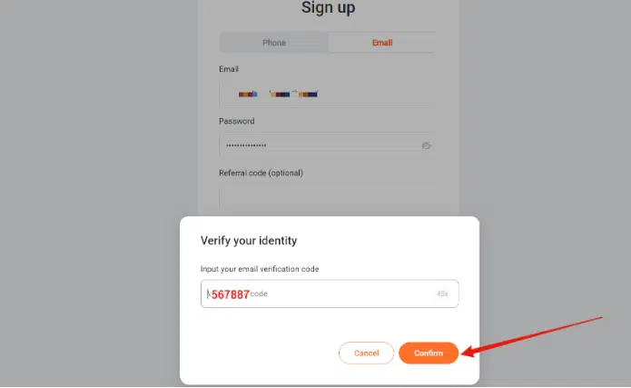 Verify your Email