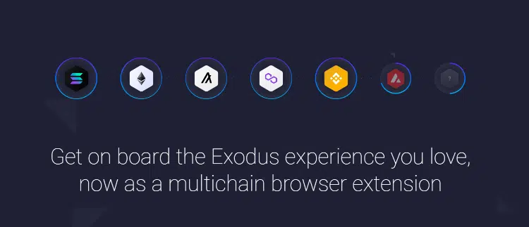 Få tilgang til dApps med Exodus software wallet.