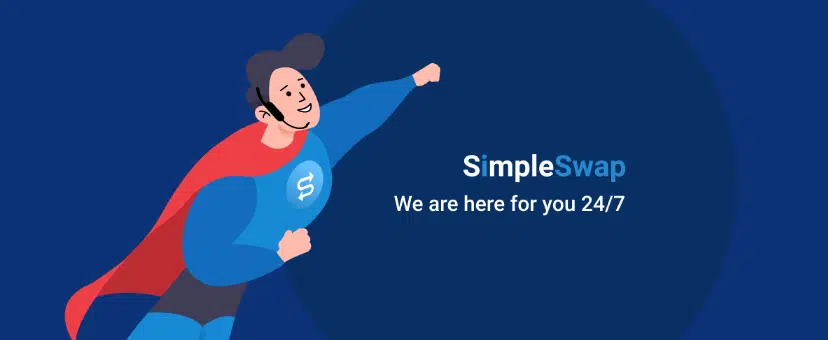 SimpleSwap customer support.