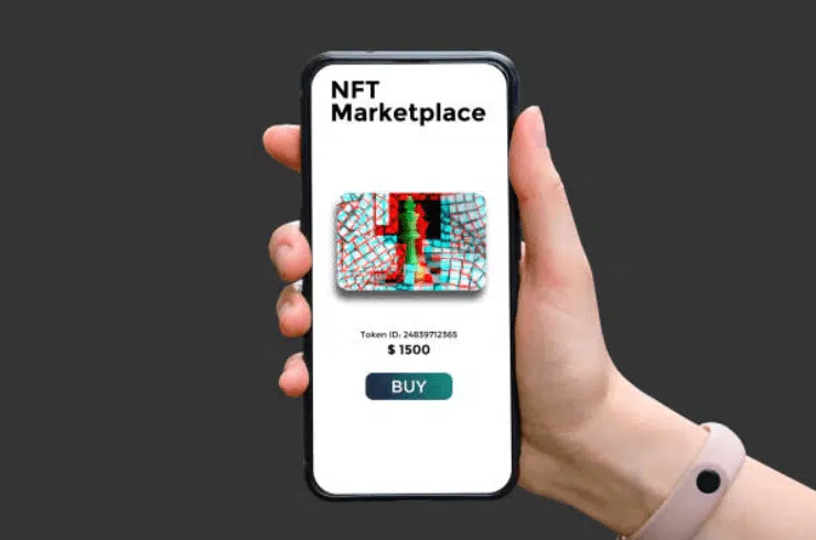 NFt marketplace on mobile