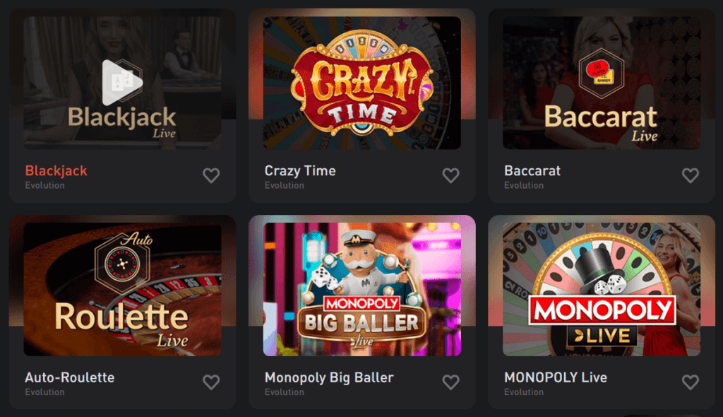 CSGOPolygon has all the games that you can find on a casino.