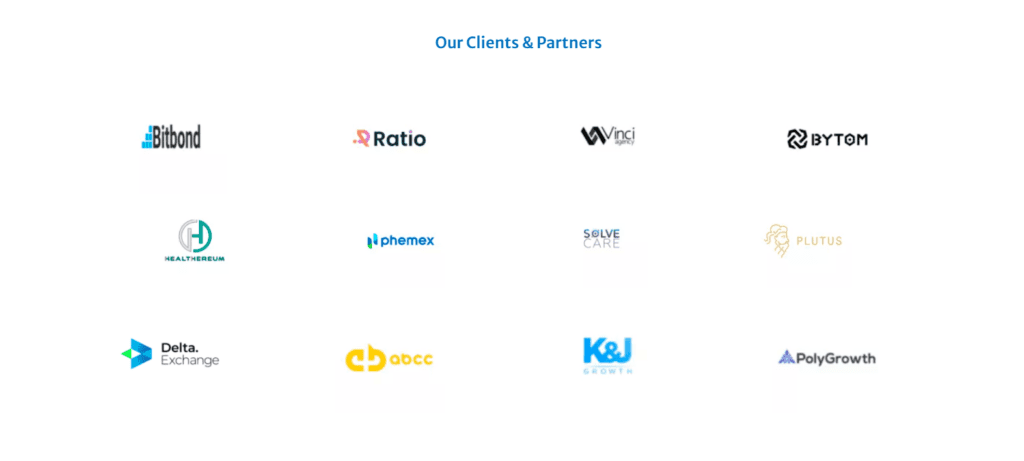 CTRL-PR's array of clients and partners.