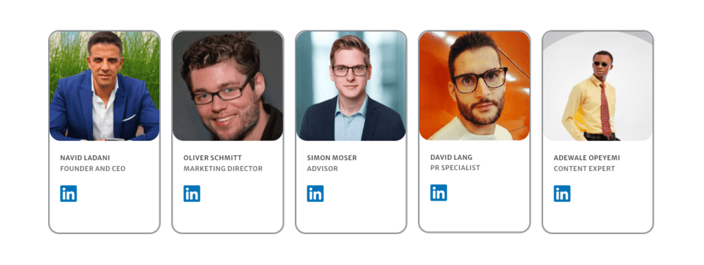 A team of experts skilled in Web3 marketing at the agency.