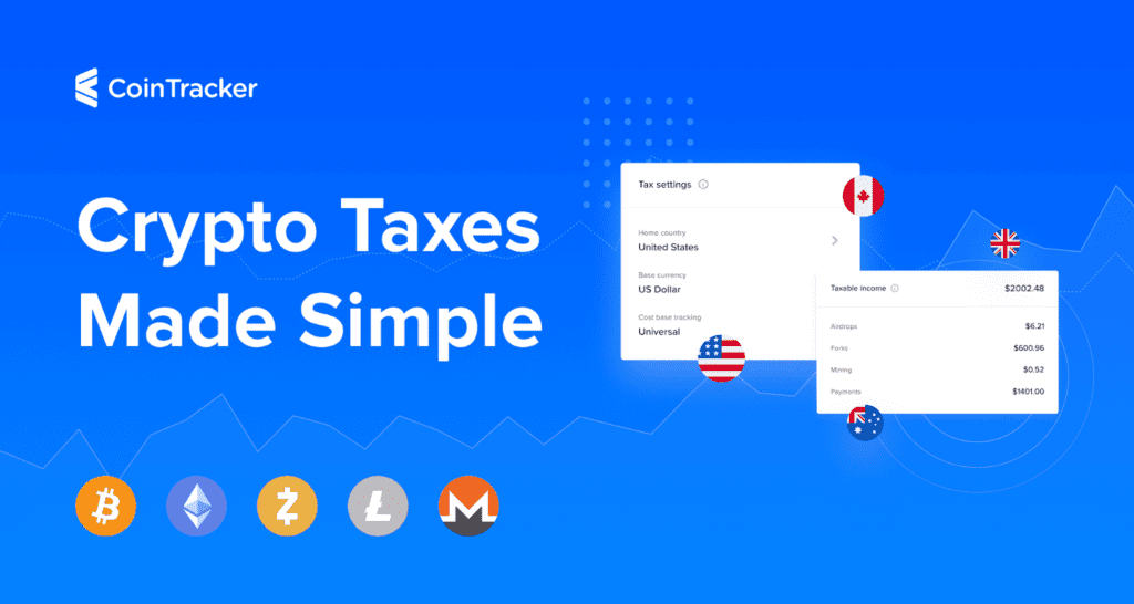 CoinTracker tax report types.