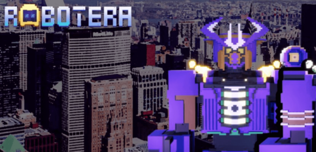 Screengrab from the Robotera game showcasing the style.
