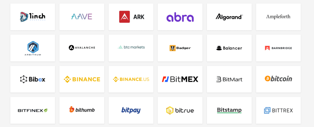 TokenTax integrates with over 120 platforms.