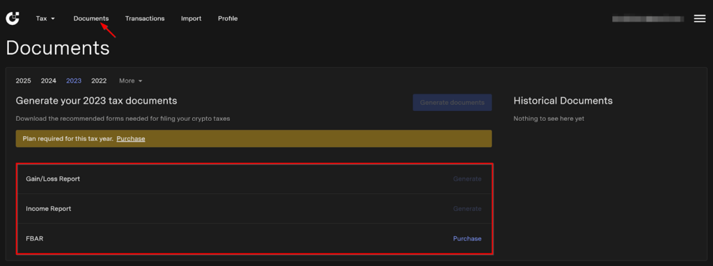 Generate tax documents.