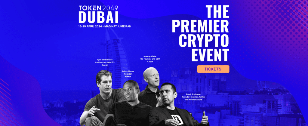 TOKEN2049’s upcoming event.