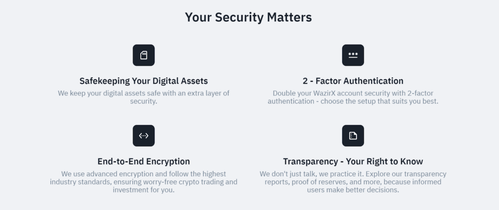 Multi-signature wallet system for high security.