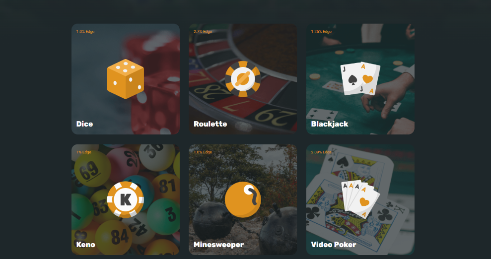 The edges on CryptoGames