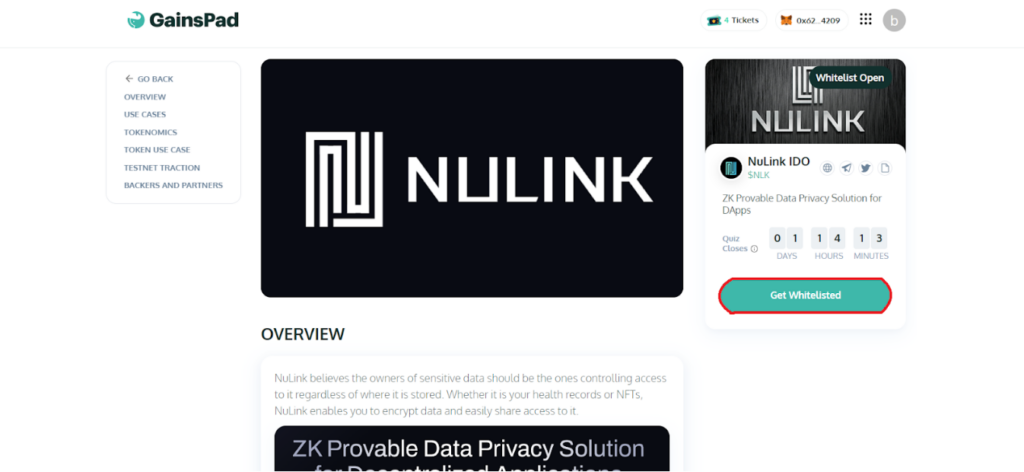 Get Whitelisted on Gains