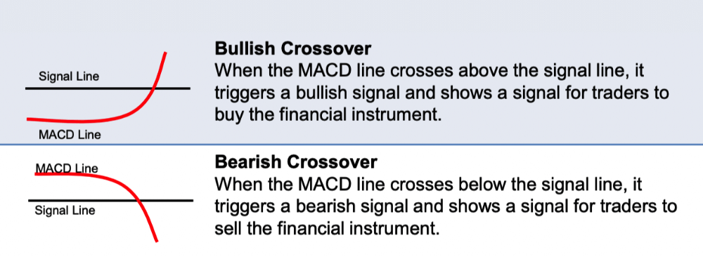 MACD and the signal line are the key.