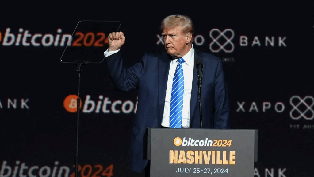 Trump at Bitcoin 2024